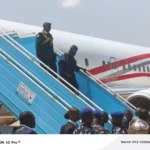 Tinubu arrives Katsina to receive Buhari’s body for burial