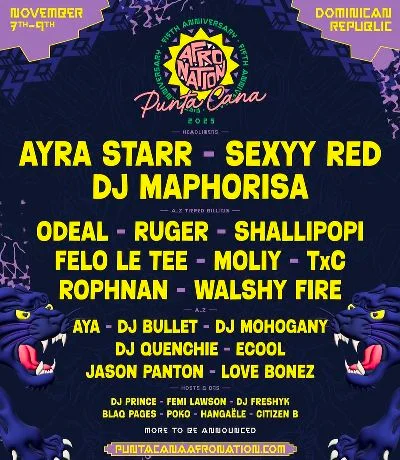 Afrobeats stars Ayra Starr, others to perform at Afro Nation Festival in Dominican Republic