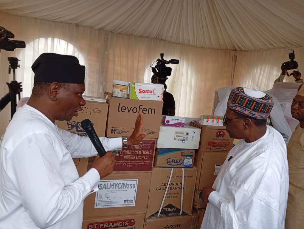 FG distributes N23bn medical equipment, essential drugs