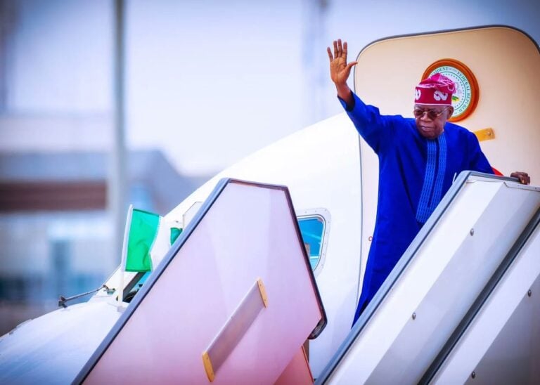 Tinubu departs Abuja for Rome to attend Aqaba security summit ‎