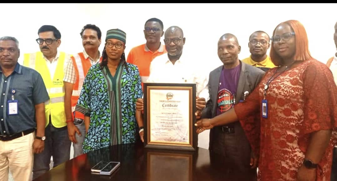 Dangote’s Okpella Cement secures Int’l management certification Dangote’s Okpella Cement secures Int’l management certification