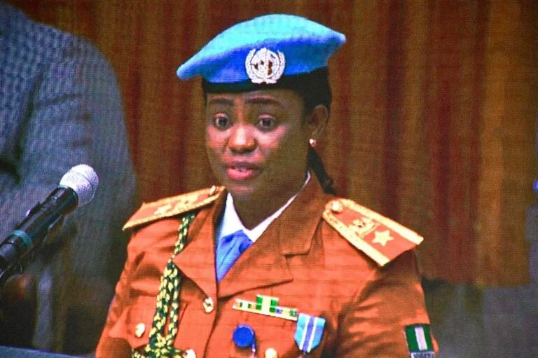Nigerian correctional officer wins 2025 UN trailblazer award