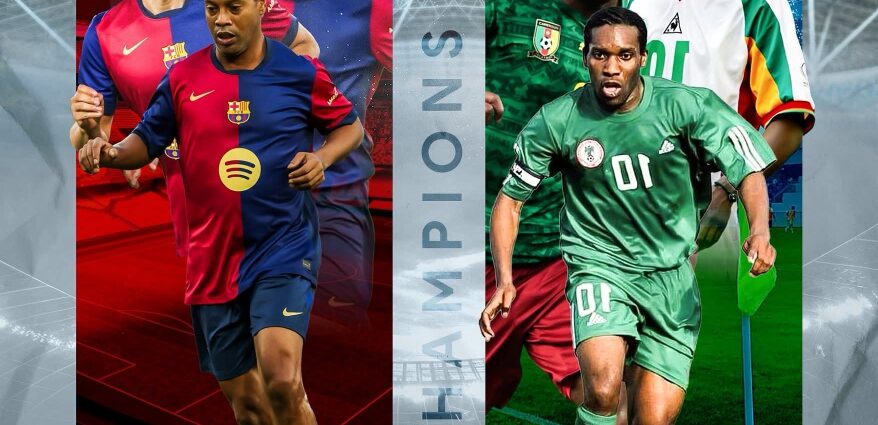 Barca , African legends set for battle in Abuja Barca , African legends set for battle in Abuja
