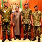 Tinubu meets newly appointed service chiefs Tinubu meets newly appointed service chiefs