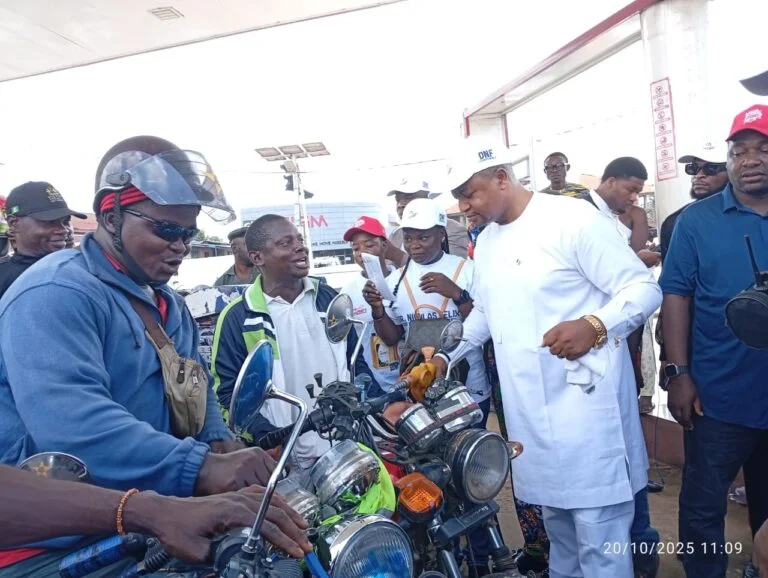 Foundation distributes free fuel to motorists in Benin