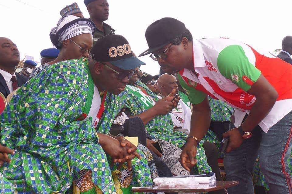 Fayose celebrates Olayinka’s humble beginning, loyalty