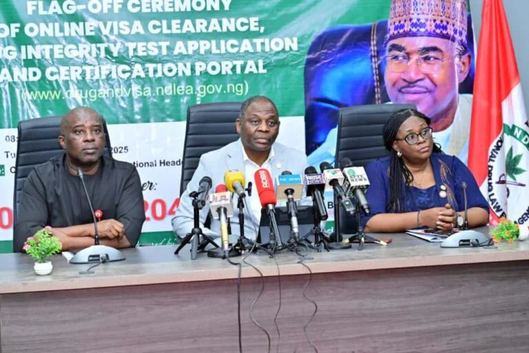 NDLEA inaugurates online portal for drug integrity test, visa clearance certificate