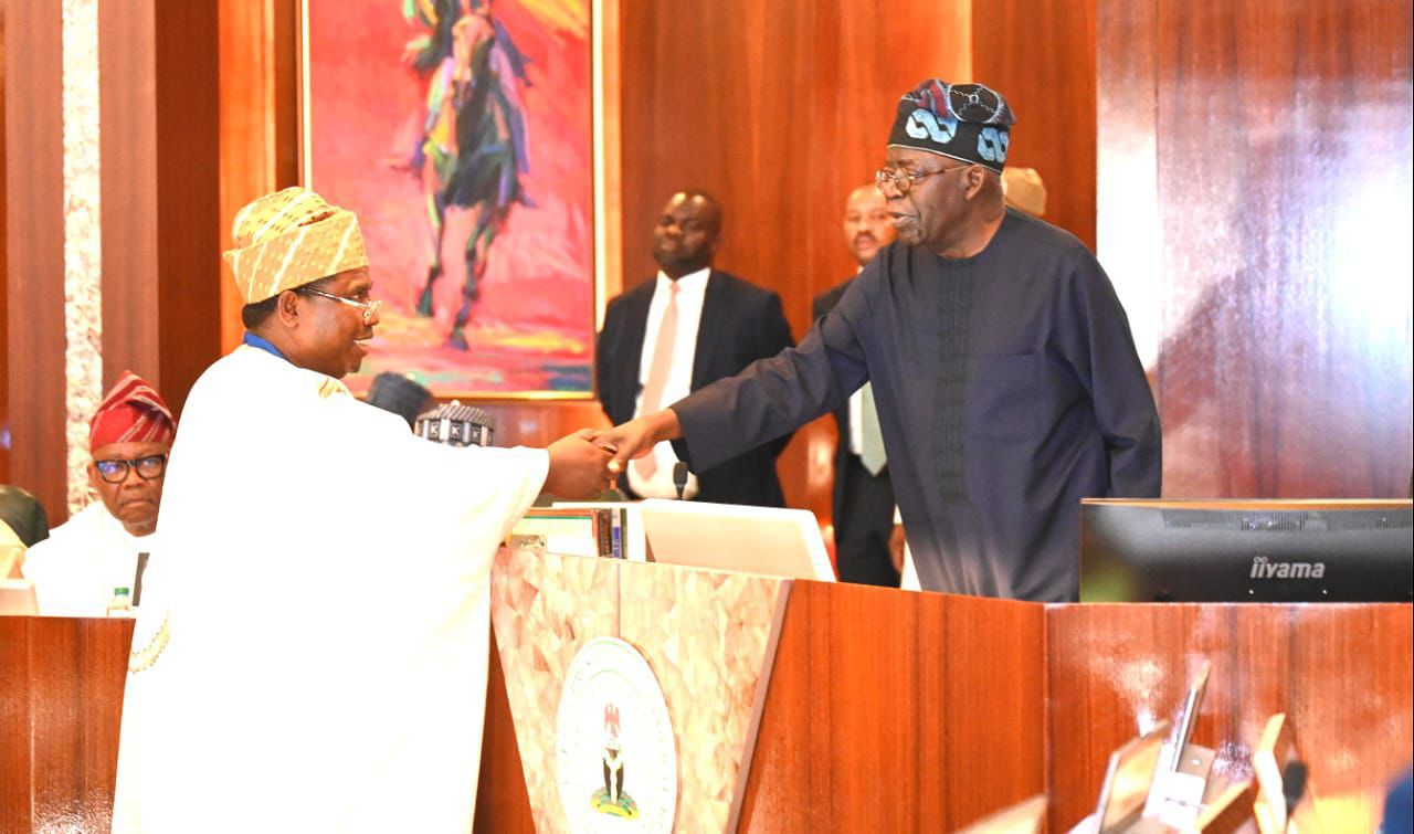 ‎Tinubu swears in Amupitan as INEC chairman, urges credible elections
