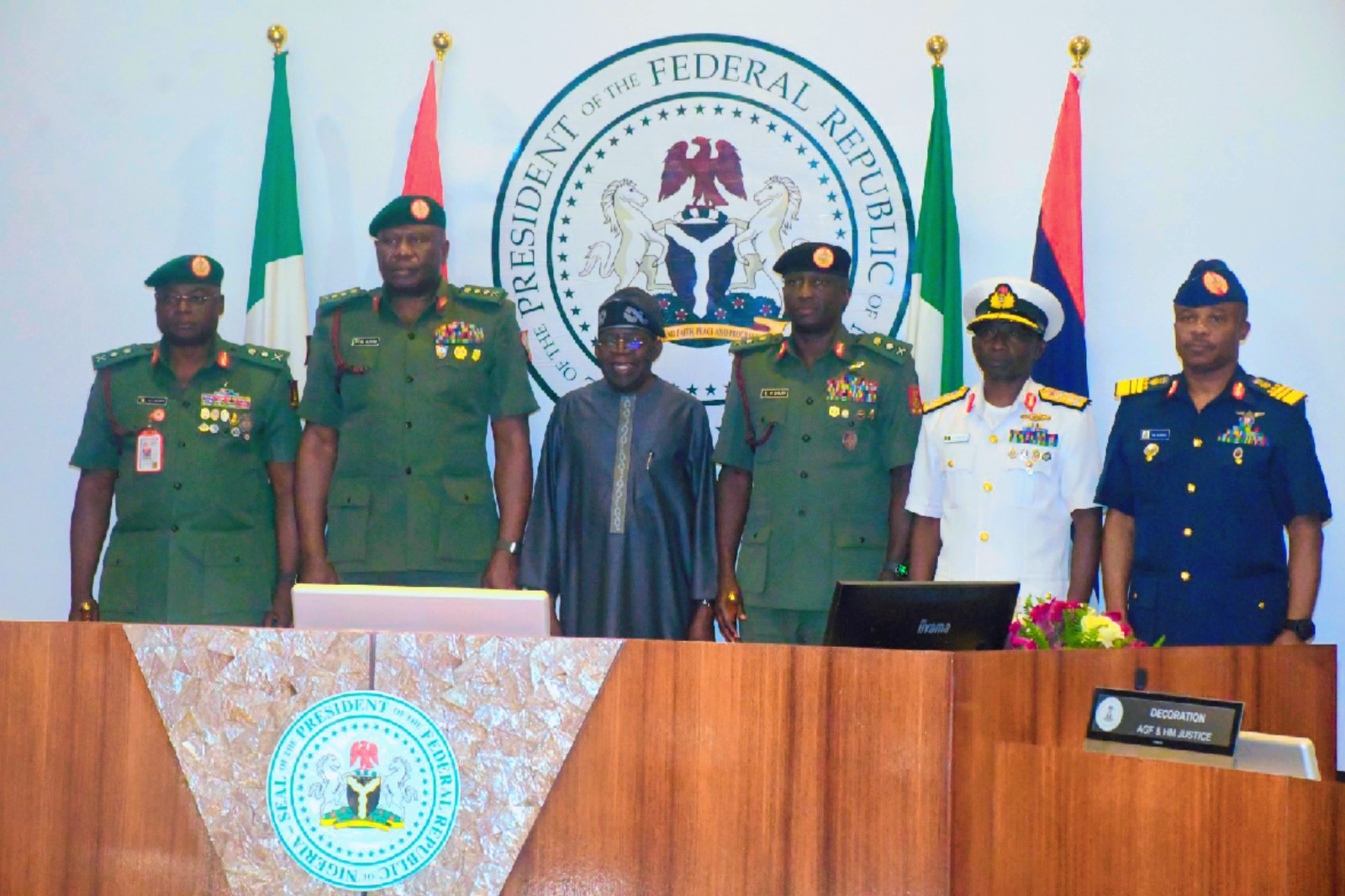 ‎Tinubu to new Service Chiefs: Be innovative in tackling terrorism