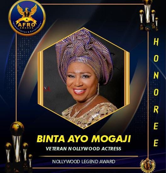 Nollywood legend, Binta Ayo-Mogaji, others bag prestigious Afro-Award Nollywood legend, Binta Ayo-Mogaji, others bag prestigious Afro-Award