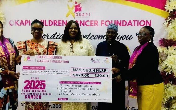 OkapiCCF donates over N39m to FCT hospitals for children battling cancer