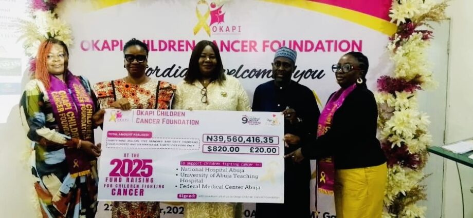 OkapiCCF donates over N39m to FCT hospitals for children battling cancer OkapiCCF donates over N39m to FCT hospitals for children battling cancer