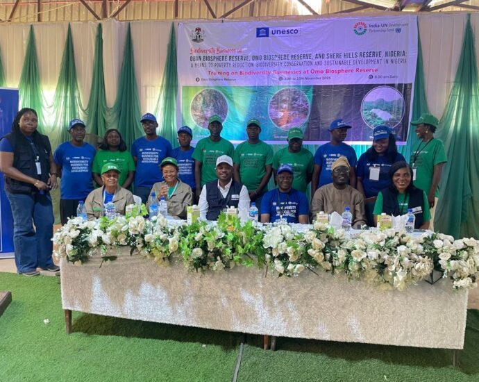 UNESCO implements biodiversity business training for Ogun communities UNESCO implements biodiversity business training for Ogun communities