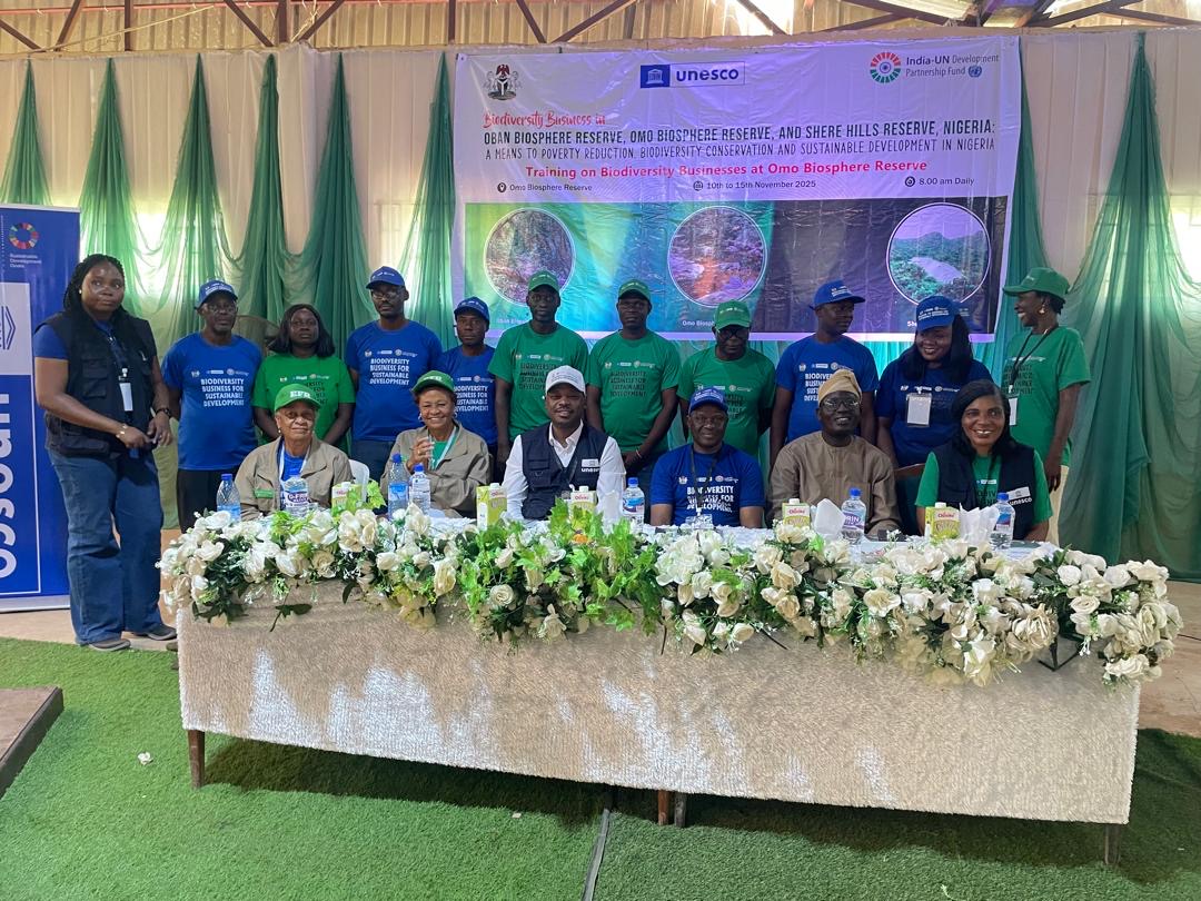 UNESCO implements biodiversity business training for Ogun communities