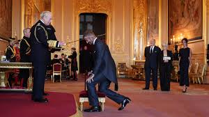 David Beckham receives knighthood at Windsor Castle