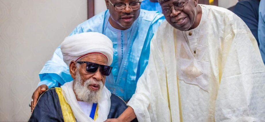 ‎Sheikh Dahiru Bauchi was a moral compass to the nation — Tinubu ‎