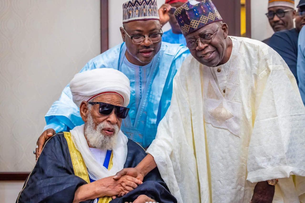 ‎Sheikh Dahiru Bauchi was a moral compass to the nation — Tinubu ‎