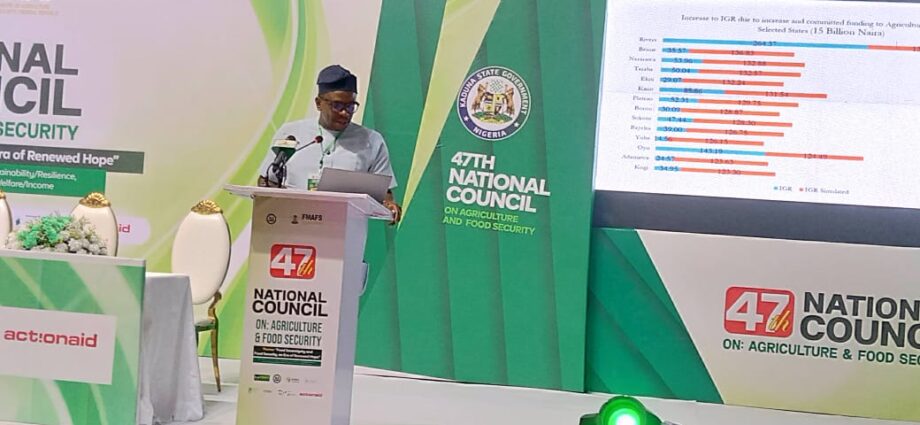 States can generate additional N100bn by investing N15bn in agriculture States can generate additional N100bn by investing N15bn in agriculture