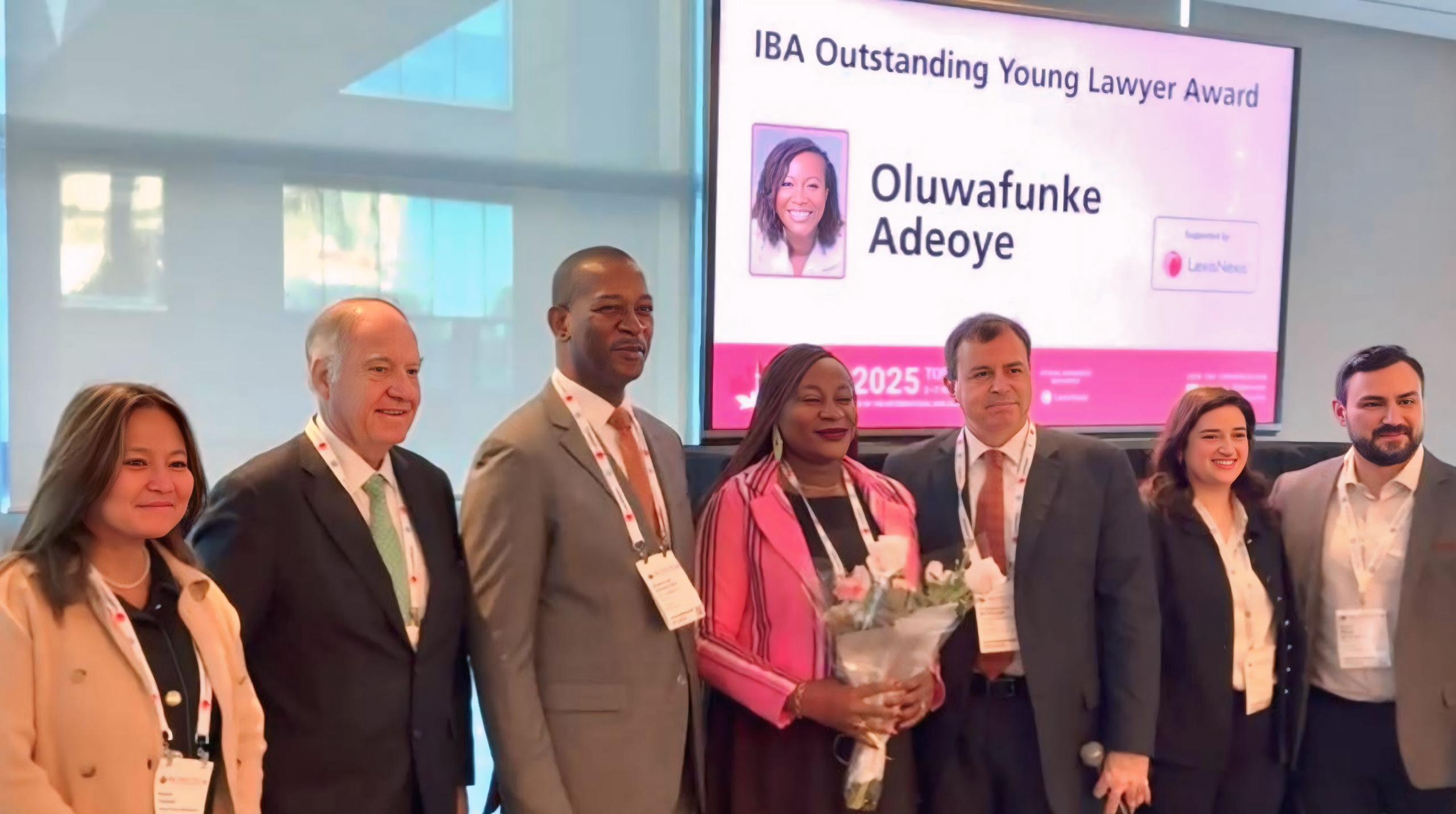 Access to Justice: HBBA founder wins IBA outstanding young lawyer award