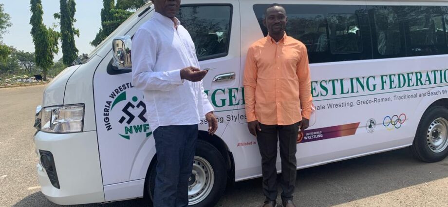 NWF President donates bus, urges discipline ahead of Islamic Games NWF President donates bus, urges discipline ahead of Islamic Games