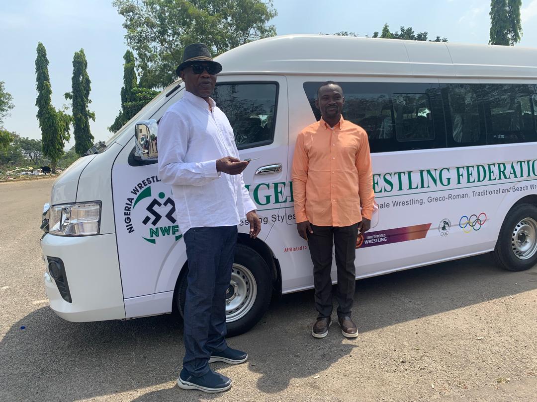 NWF President donates bus, urges discipline ahead of Islamic Games
