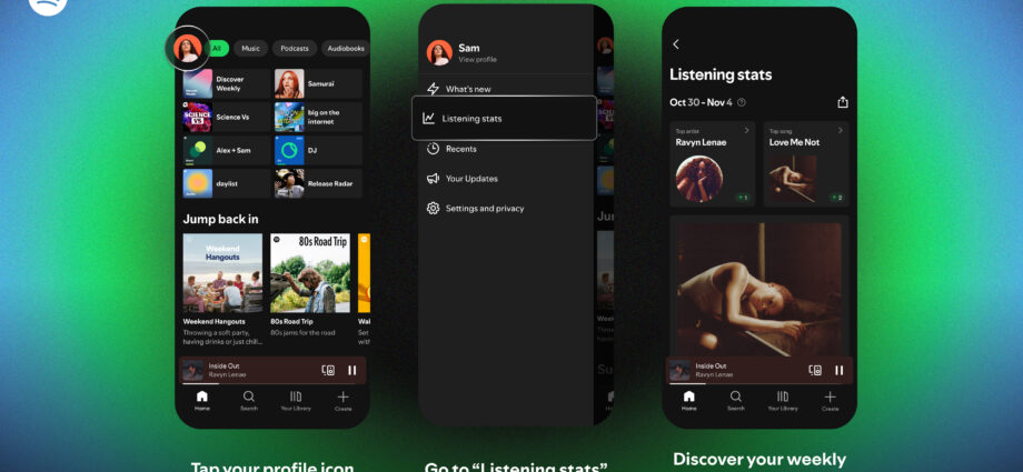 Spotify unveils new feature for weekly music recaps