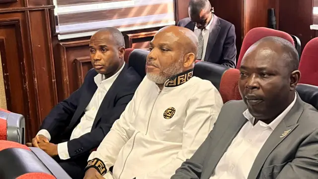 Court convicts Nnamdi Kanu of terrorism charge Court convicts Nnamdi Kanu of terrorism charge