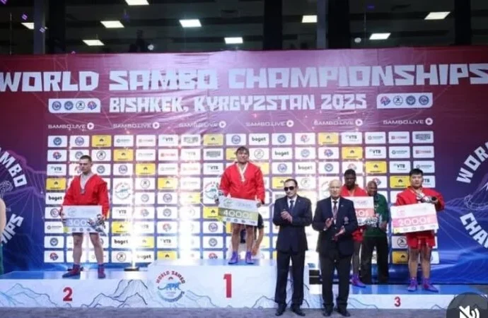 World Sambo Championships: Ajibade makes history with bronze