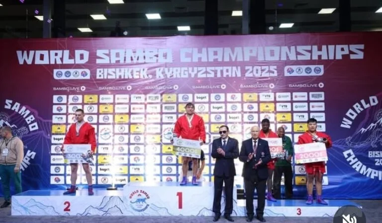 World Sambo Championships: Ajibade makes history with bronze