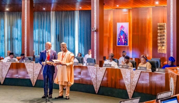 Tinubu swears in 2 new ministers, tasks them on efficiency