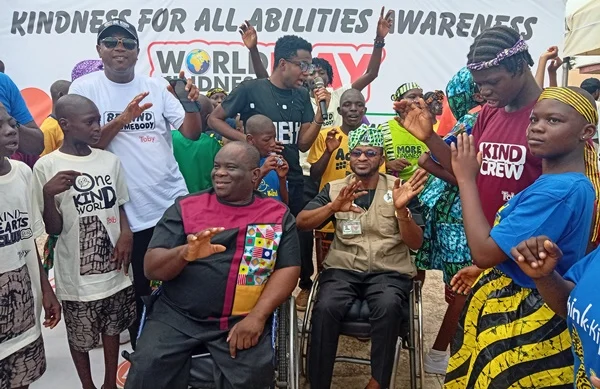 WKD: Autistic star Tobechi Achionye takes kindness campaign to school for special needs