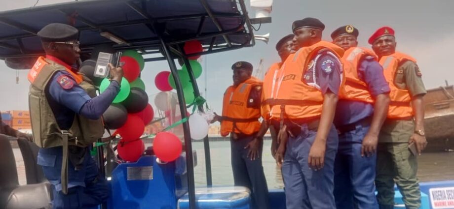 NSCDC receives boat to curb illegal dredging in Lagos