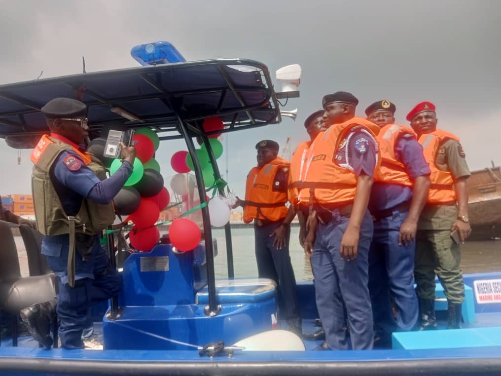 NSCDC receives boat to curb illegal dredging in Lagos