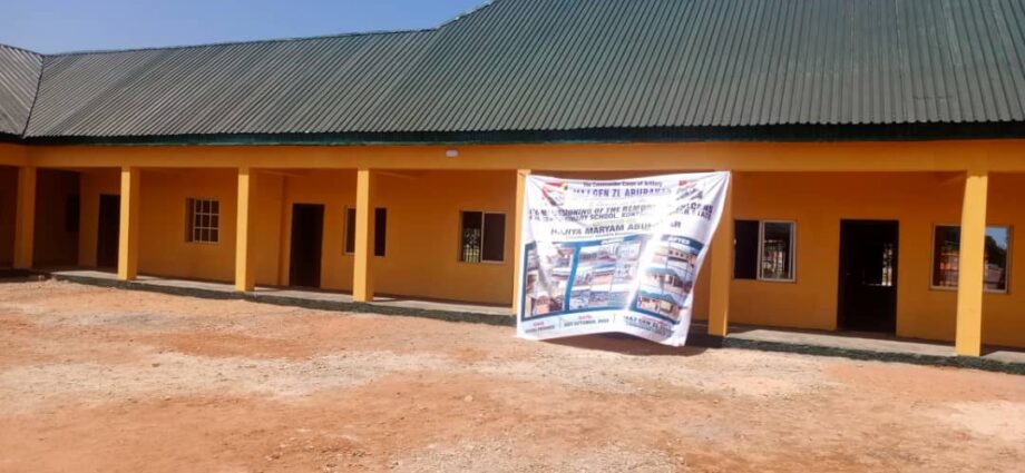 Nigerian Army Corps of Artillery renovates schools in Niger Nigerian Army Corps of Artillery renovates schools in Niger