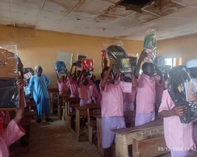 Organisation empowers underprivileged pupils with learning materials