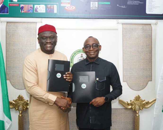 BPP, SON sign MoU to strengthen industrial standards in procurement standards