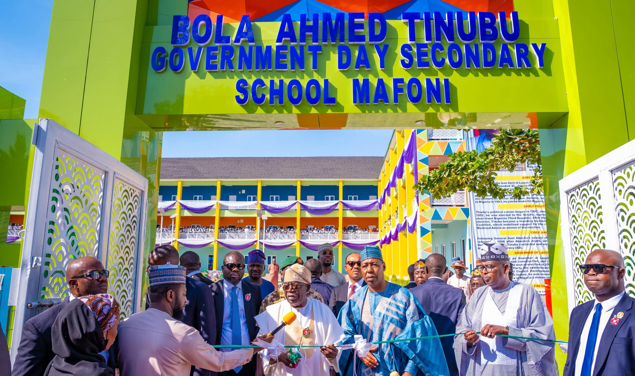 Tinubu hails Zulum’s vision, inaugurates EVs, smart schools in Maiduguri