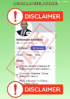 BPP disowns fake Facebook account linked to D-G