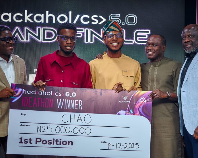 Wema Bank awards N120m to startups to boost innovation