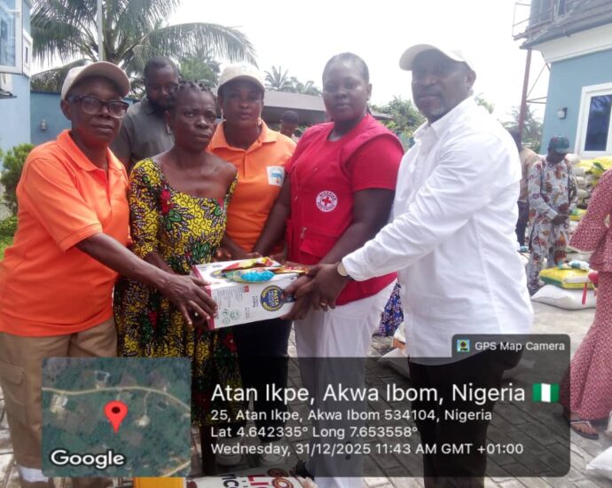 NEMA distributes relief materials to flood victims in A’Ibom