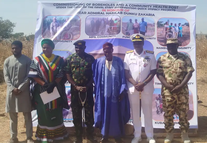 Navy constructs boreholes, healthcare centre in Plateau