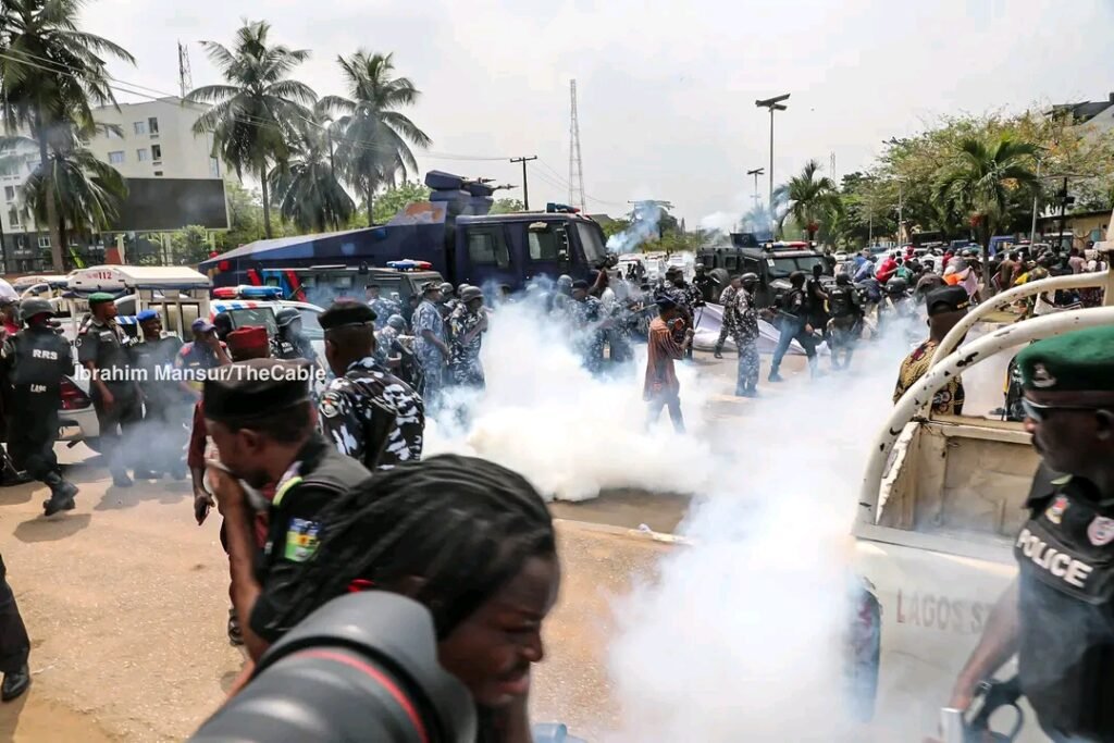 CHSR seeks investigation into use of teargas against protesters at Lagos Assembly