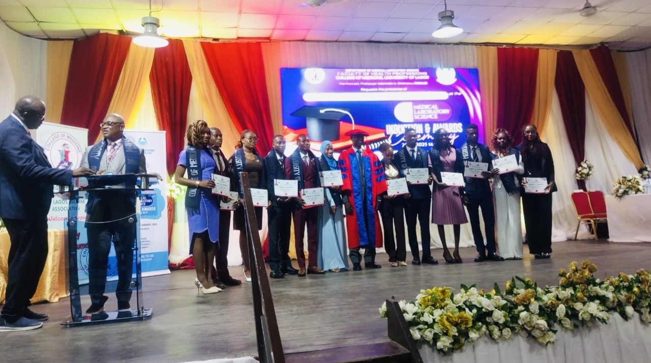 College of Medicine inducts 28 medical laboratory scientists