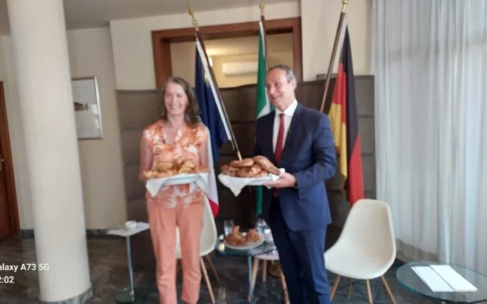 German envoy urges reconciliation, says enmity hinders devt.