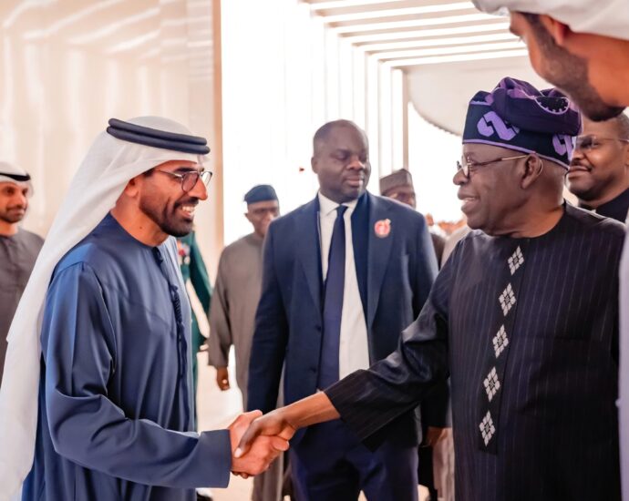 Tinubu arrives in Abu Dhabi for sustainability summit