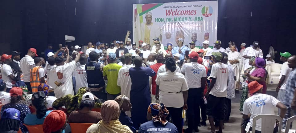 FCT: Minister, AMAC Chairman receive ex-lawmaker, Jiba, into APC FCT: Minister, AMAC Chairman receive ex-lawmaker, Jiba, into APC