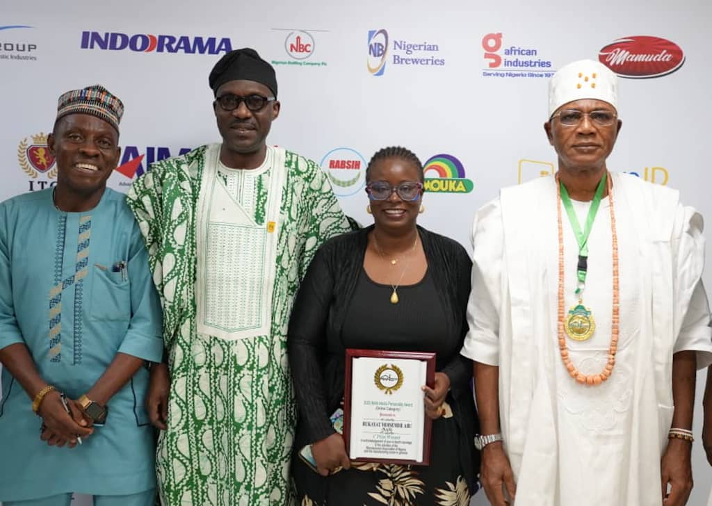NAN correspondent bags 2025 MAN Media Personality Award NAN correspondent bags 2025 MAN Media Personality Award