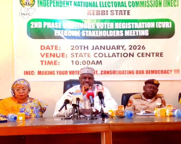 INEC urges stakeholders to boost voters’ participation in ongoing CVR in Kebbi