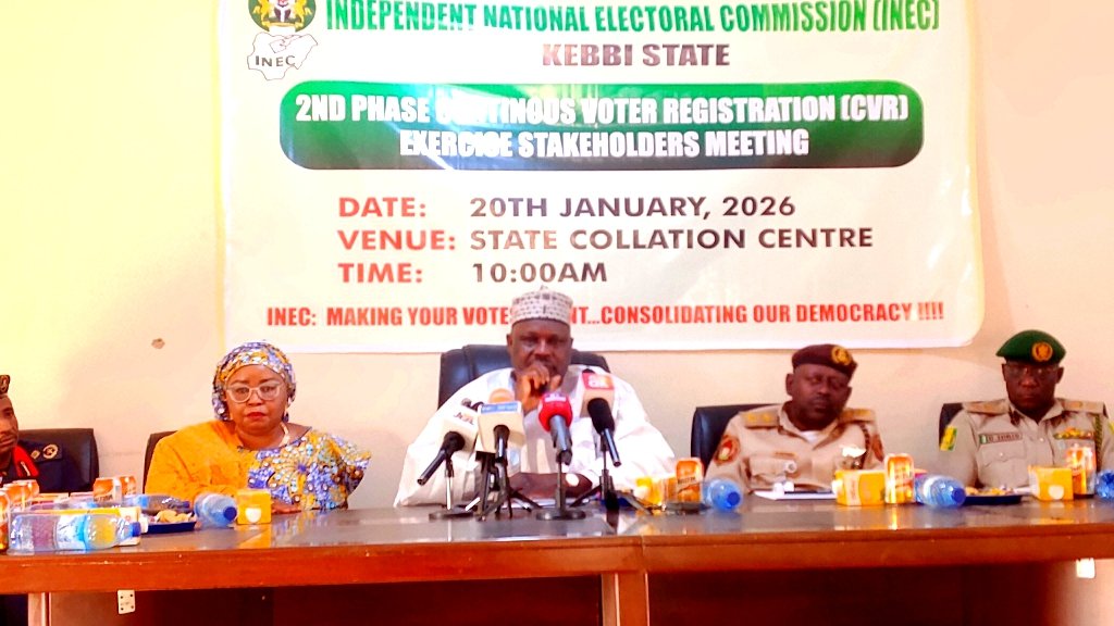 INEC urges stakeholders to boost voters’ participation in ongoing CVR in Kebbi