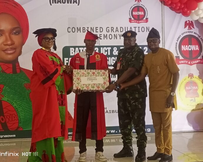 NAOWA empowers 202 barracks youths with ICT, fashion design skills